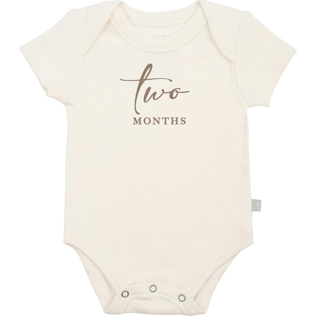 graphic bodysuit | two months milestone charcoal