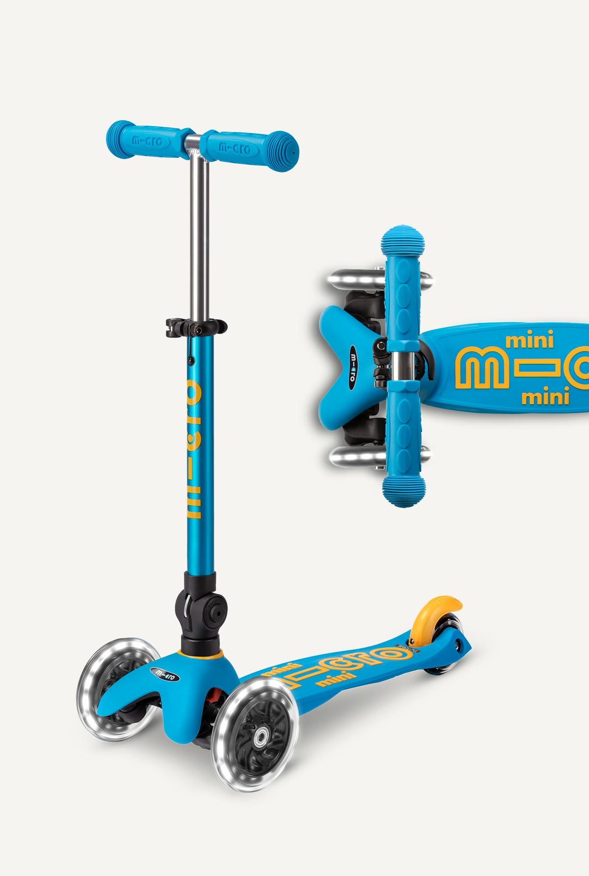 Micro Mini Foldable LED Scooter