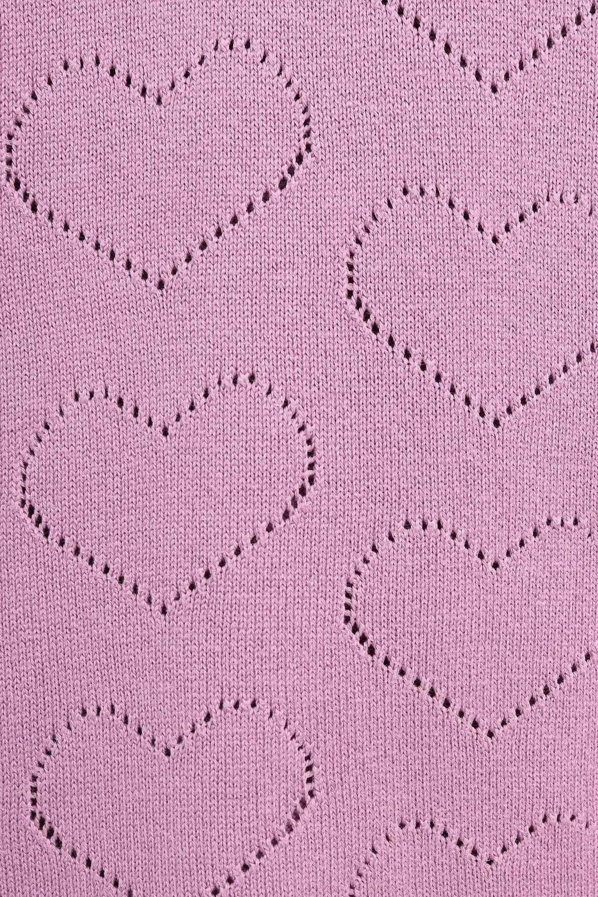 women's cotton sweater - blush hearts