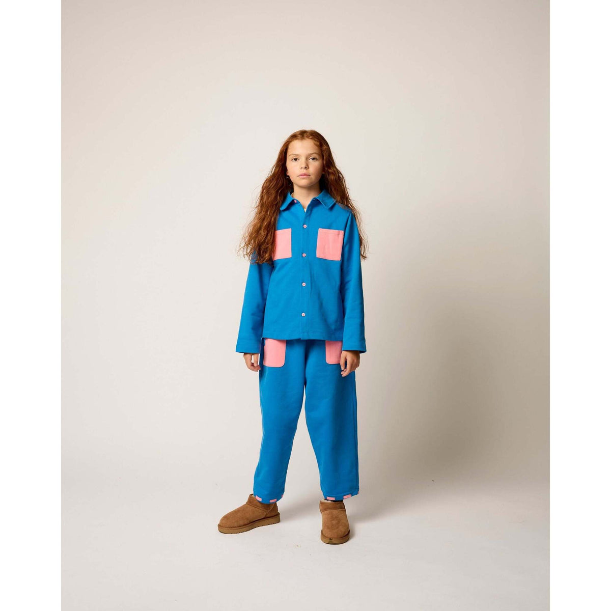 Organic Patchpocket Pant, Blue