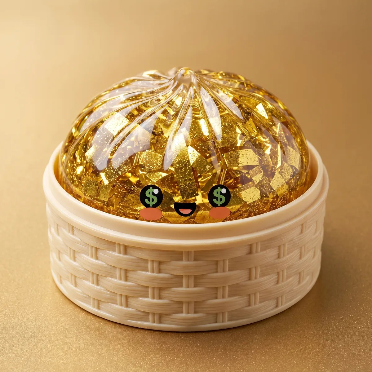 Ultra Rare Lucky Gold Dumpling Squishy