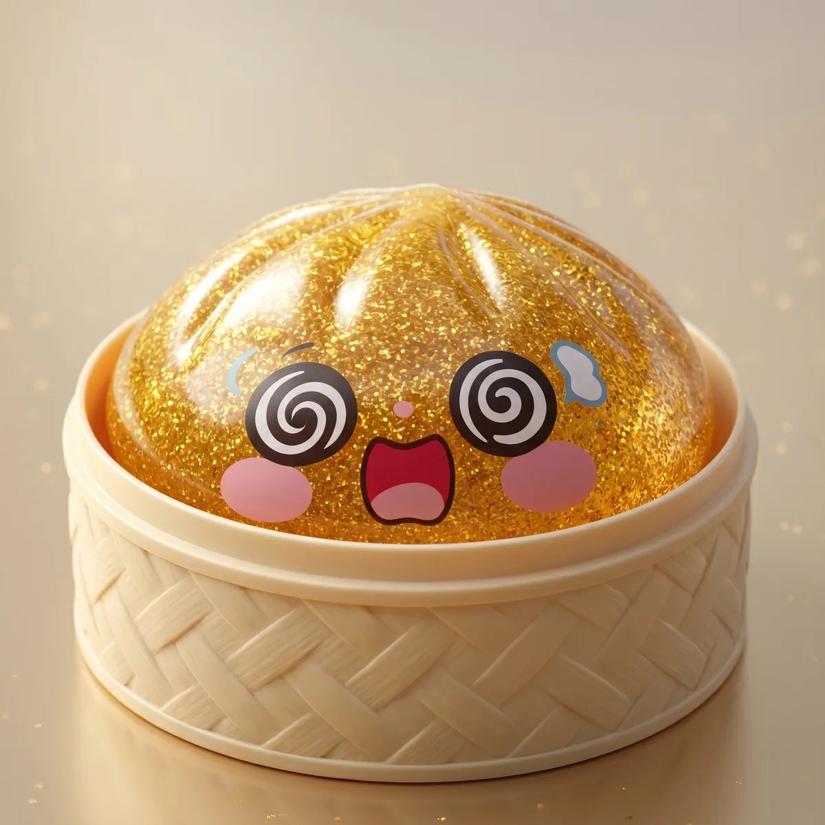 Lucky Golden Dumpling Squishy