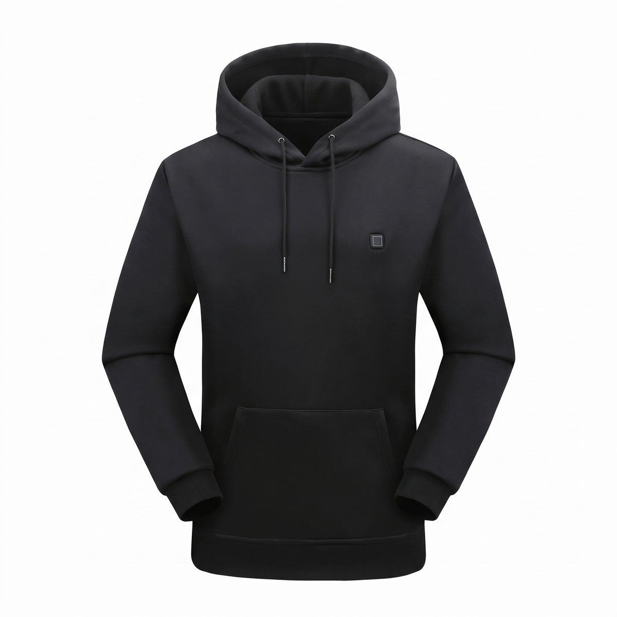 Fleece Lined USB Heated Hoodie 7 Zones Kangaroo Pocket Sweatshirt