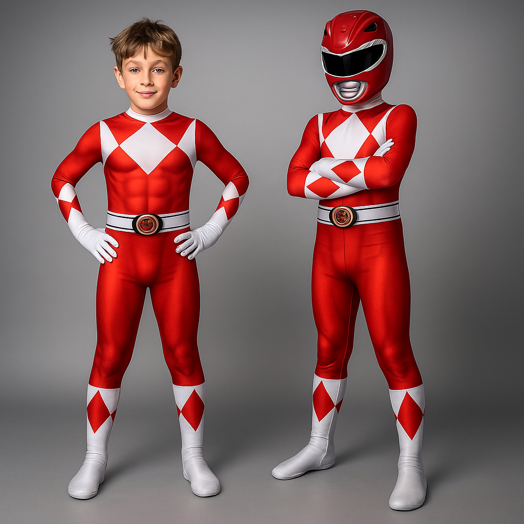 Halloween Costume color heroes Superhero Childrens Jumpsuit