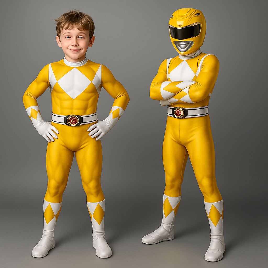 Halloween Costume color heroes Superhero Childrens Jumpsuit