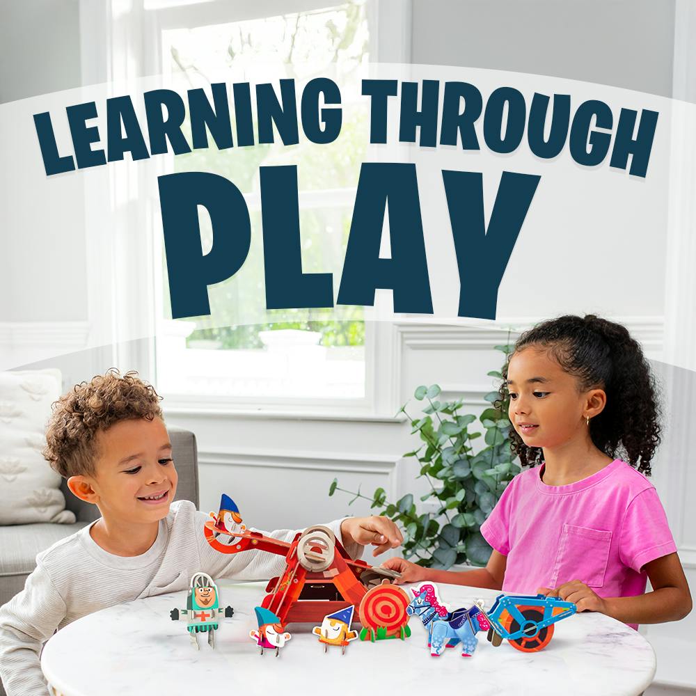 Playper Catapult Launcher Curious Kingdom Playset