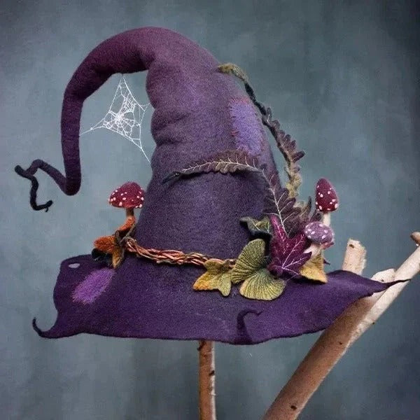 Adjustable Pointed Witch Costume Hat