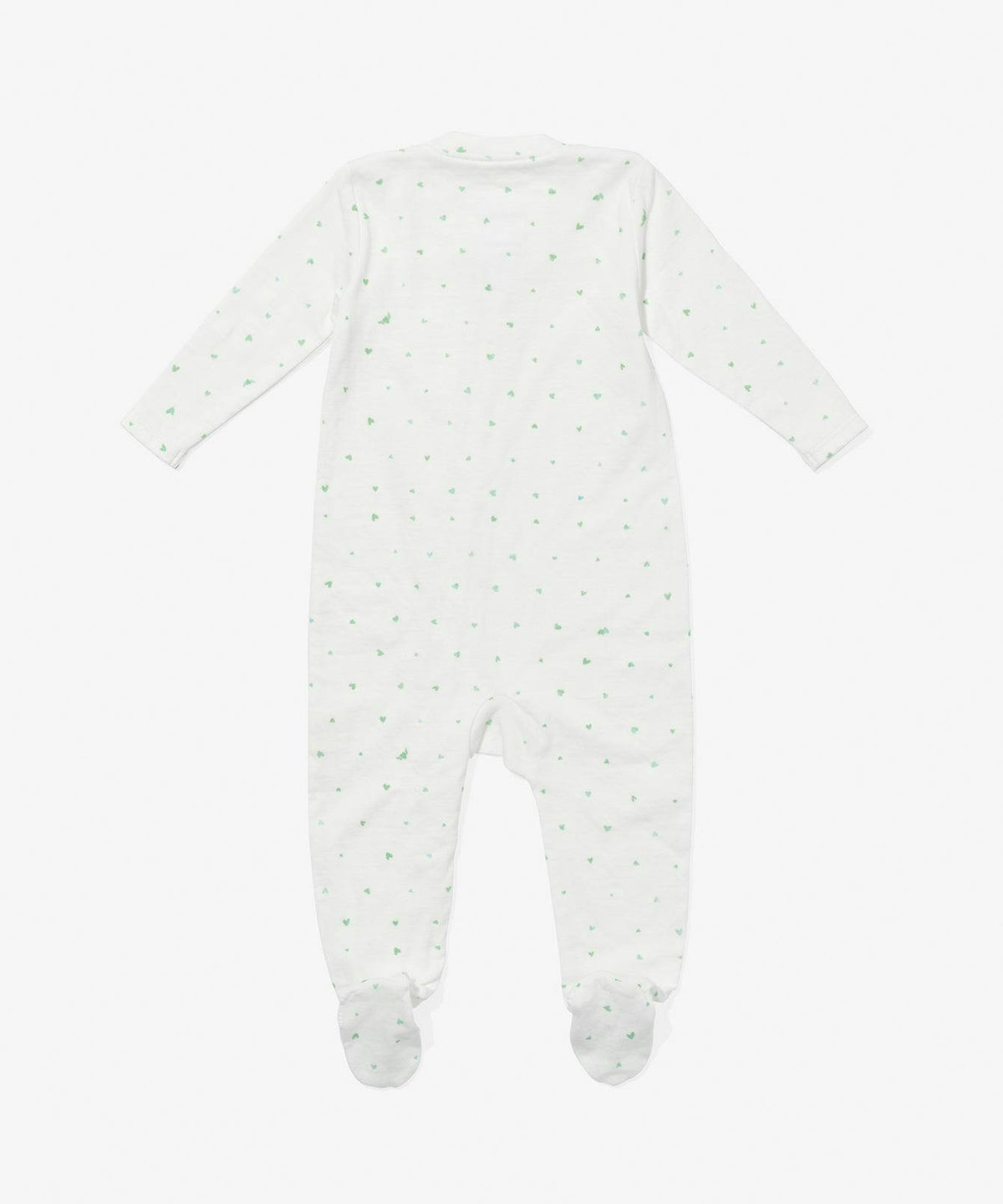 Marley Zip Pajama, Seafoam Hearts