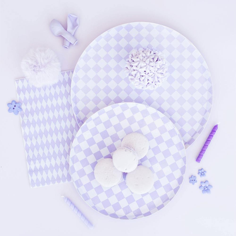 Check It! Purple Posse Guest Napkins