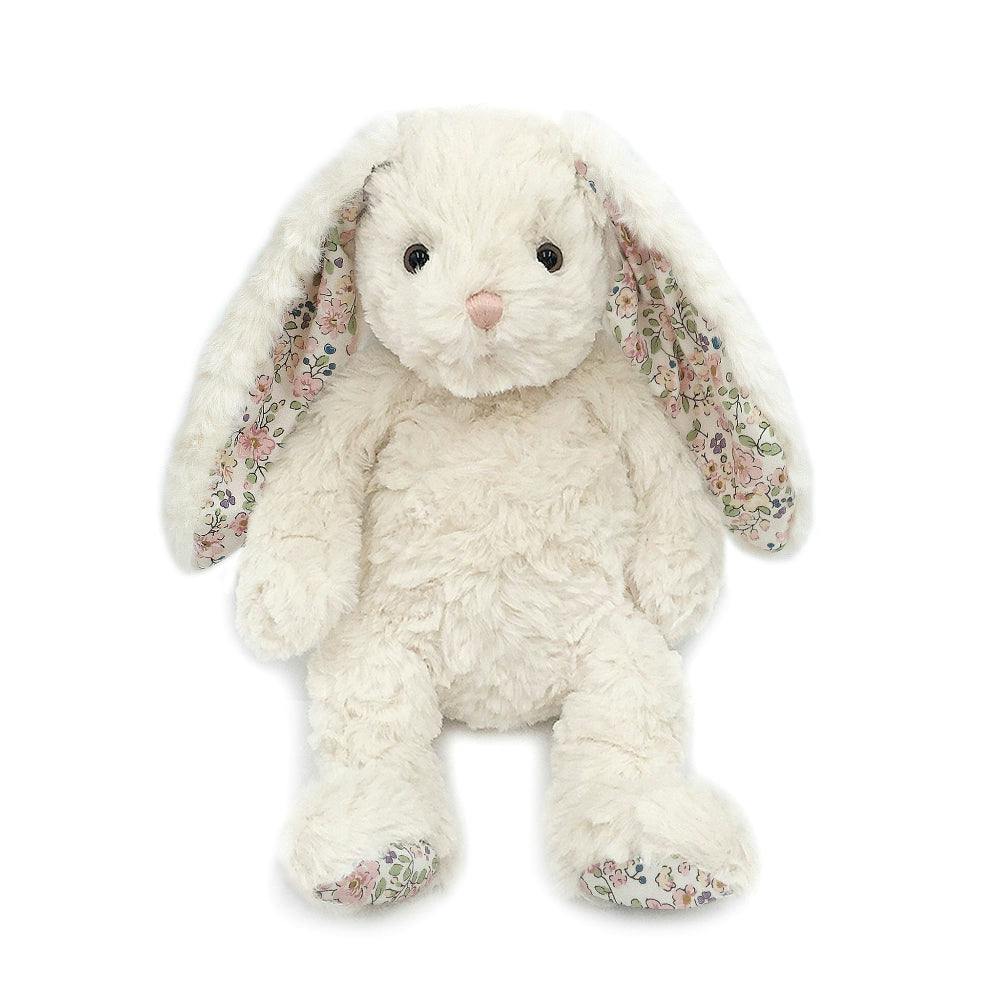 Faith Cream Floral Bunny Plush Toy