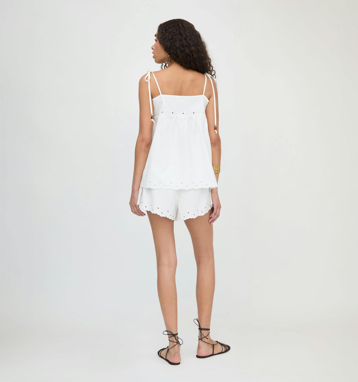 The Palmer Top - White Linen