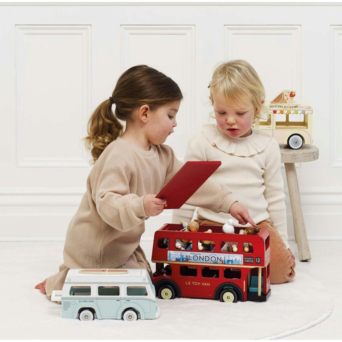 Wooden London Bus
