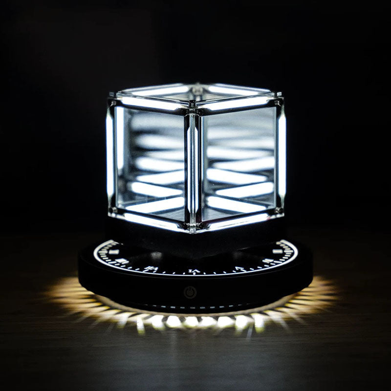 Magnetic Levitation Hypercube | Floating Desktop Art