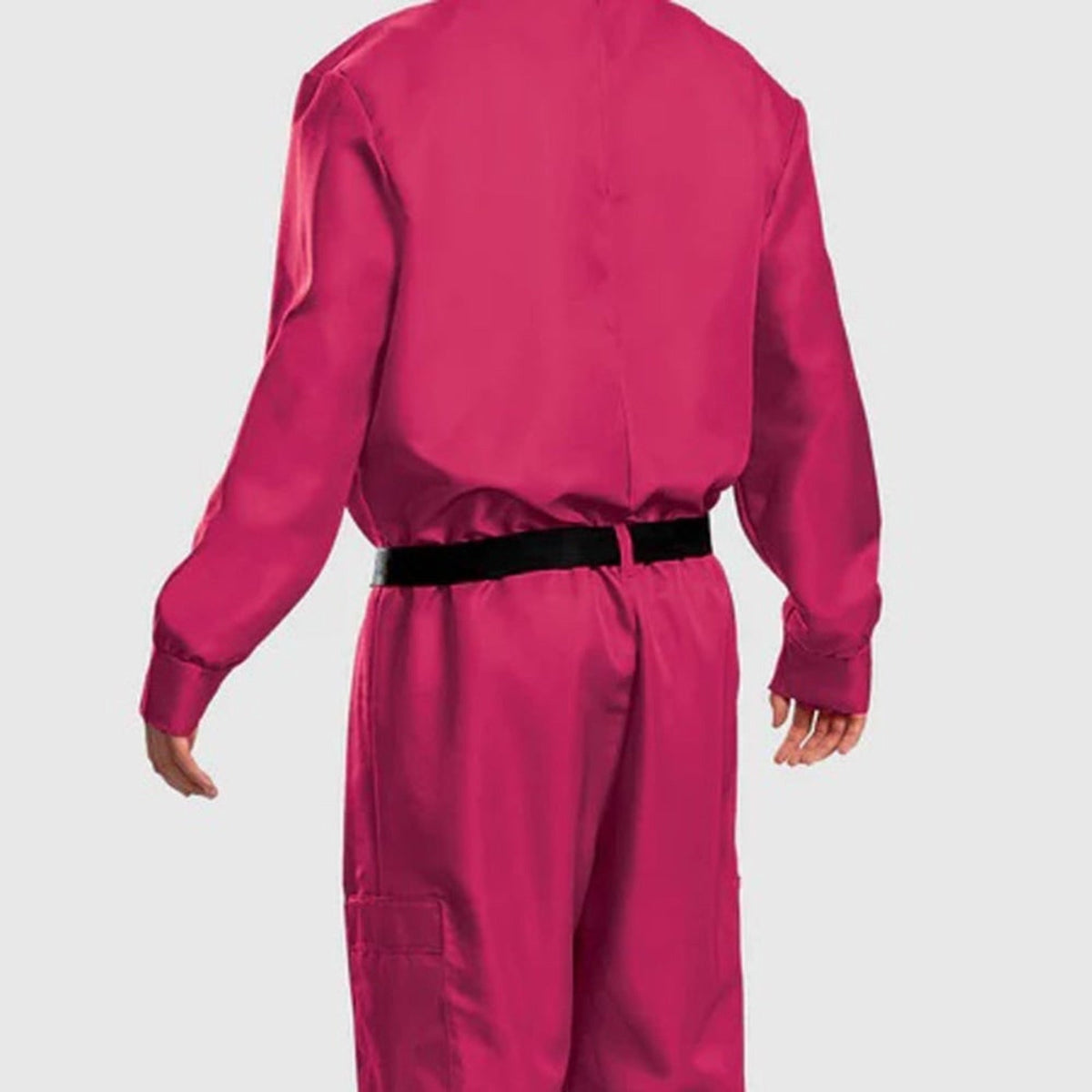 Pink Jumpsuit Halloween Party Costume With Matching And Belt