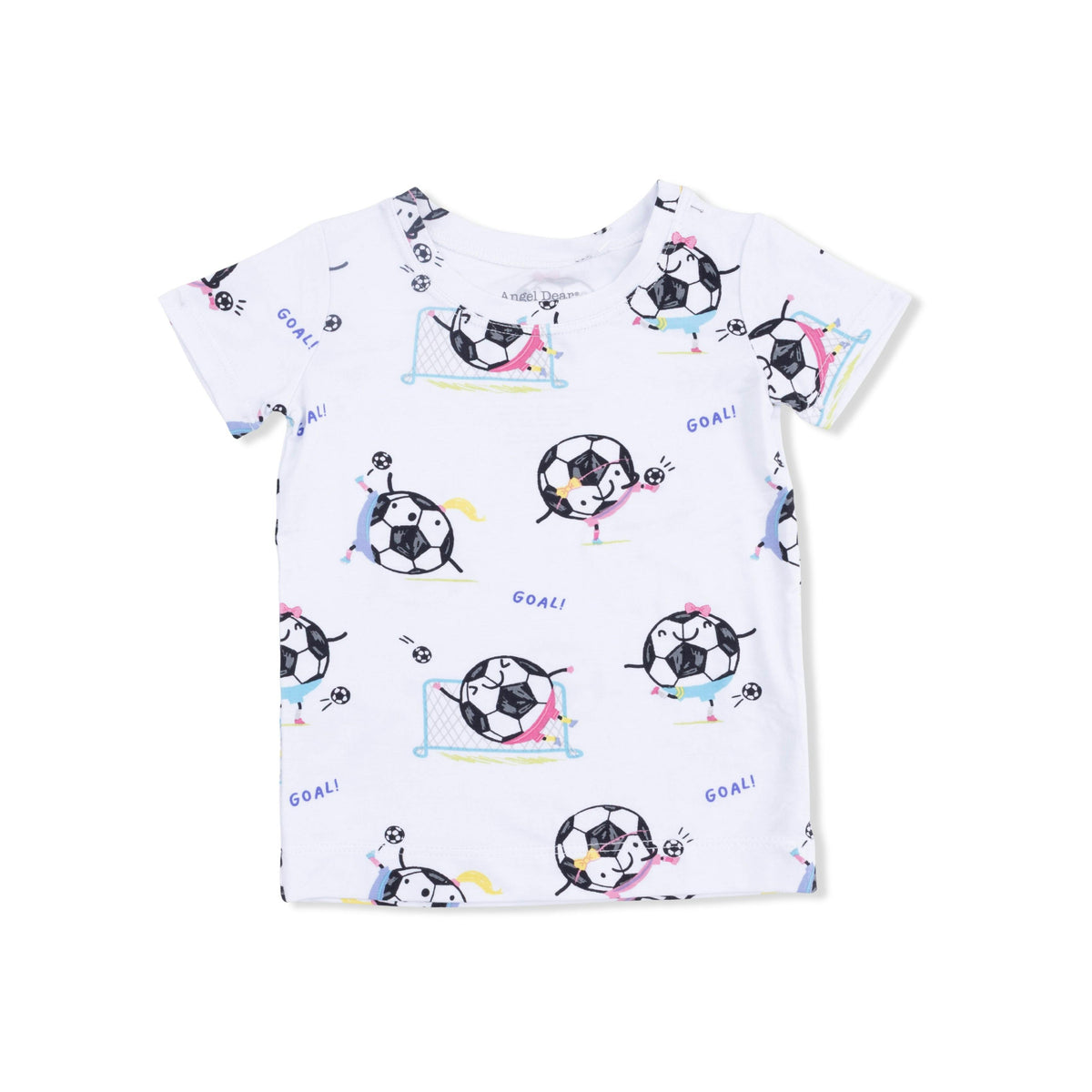 Soccer Balls Playing Soccer Pink - Loungewear Short Set