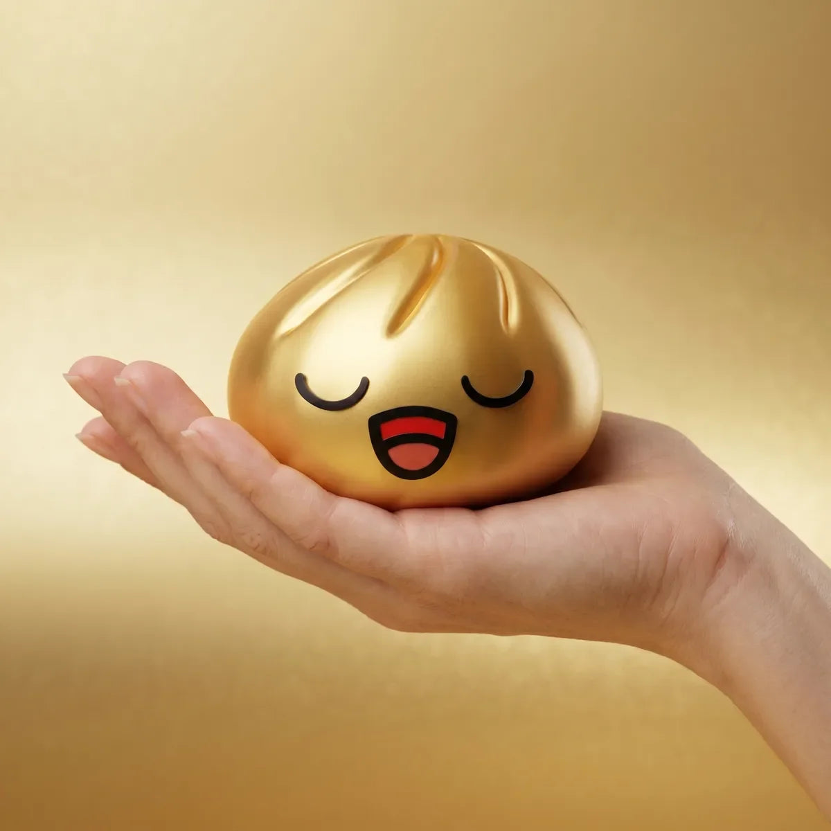 Treasure Rare Gold Dumpling Squishy