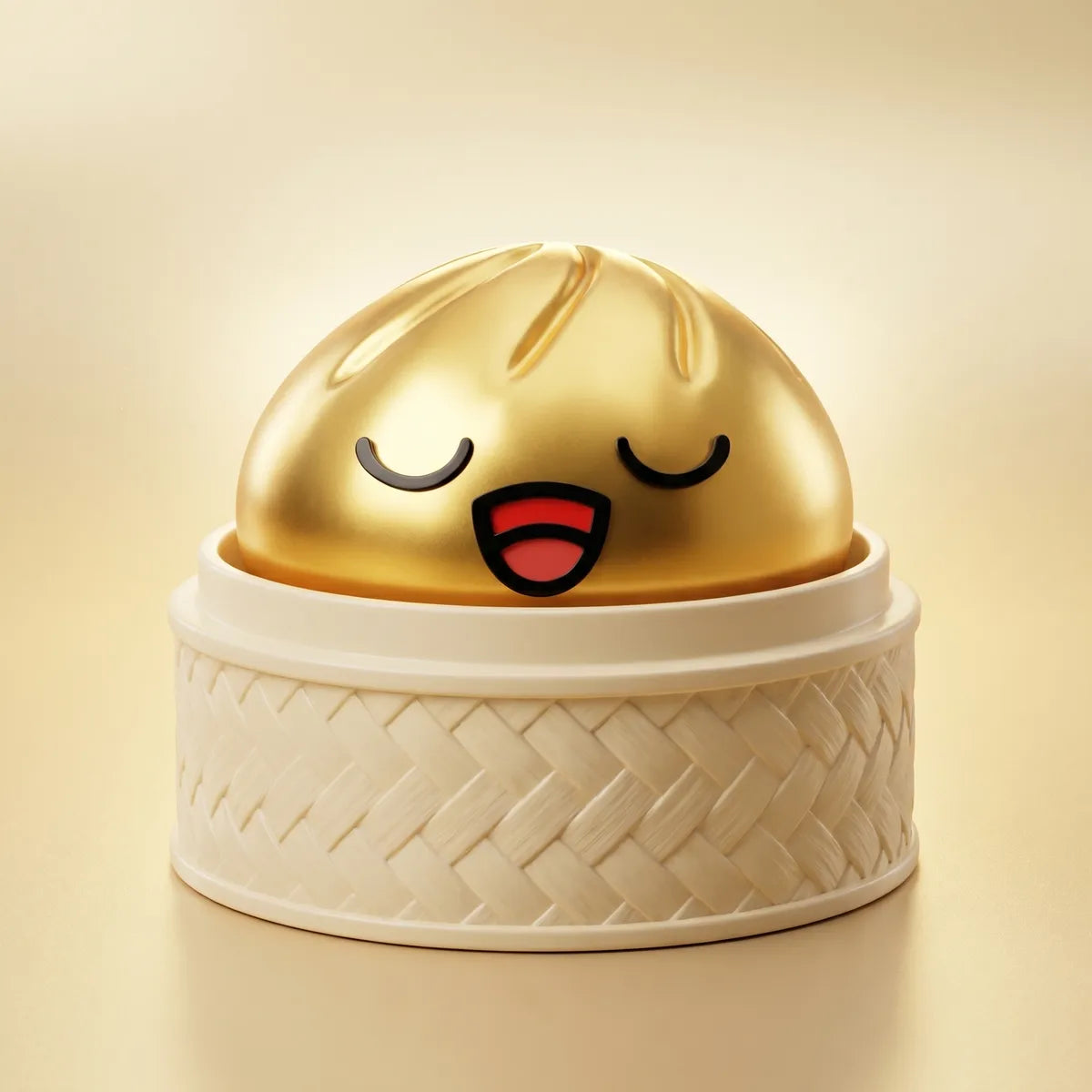 Treasure Rare Gold Dumpling Squishy