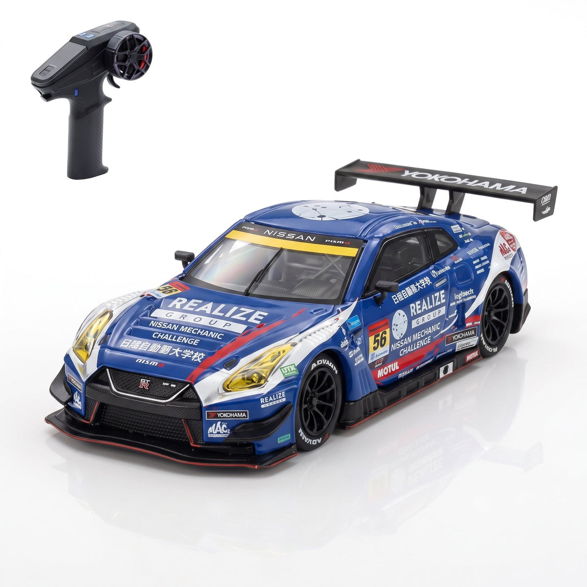 1/64 Scale GTR GT3 Modified RC Car (Nihon Automobile College Livery) - CM02