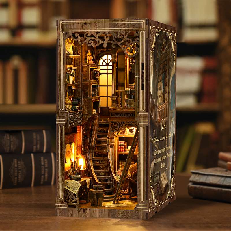 Antique Book Archive Library DIY Book Nook Kit