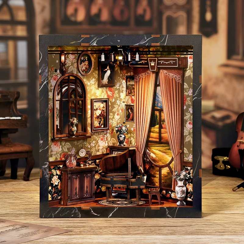 European Melody Room DIY Miniature House Kit