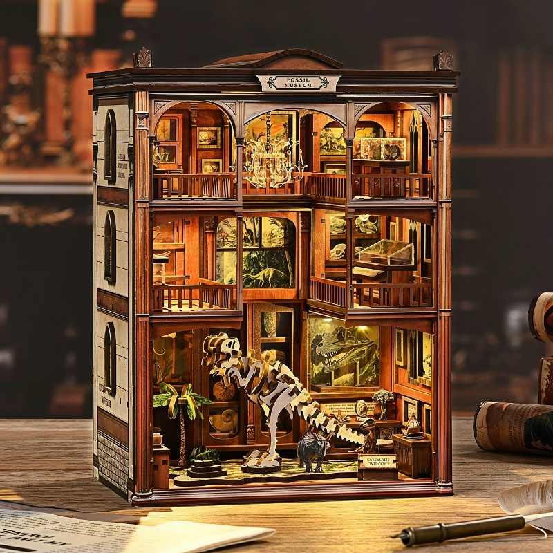 Fossil Museum Natural History DIY Book Nook Kit