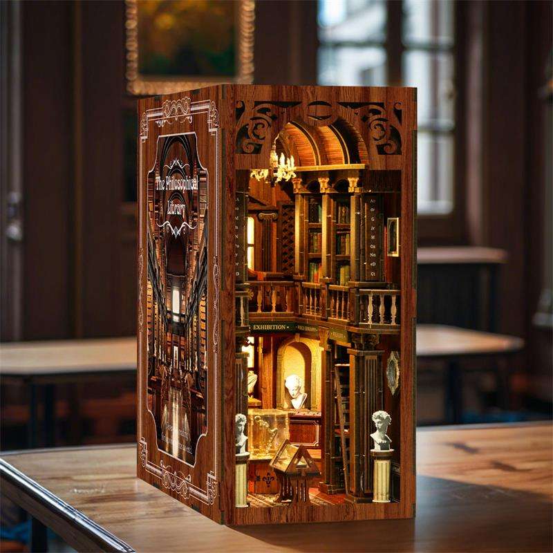 Philosopher's Study Vintage DIY Book Nook Kit