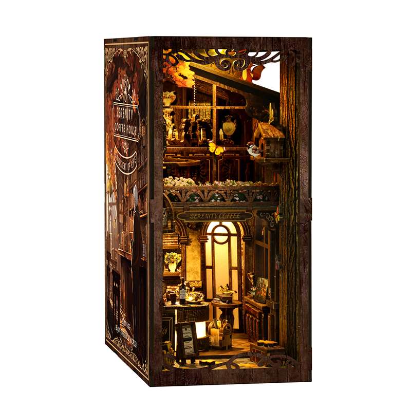 Serenity Coffee House DIY Miniature House Kit