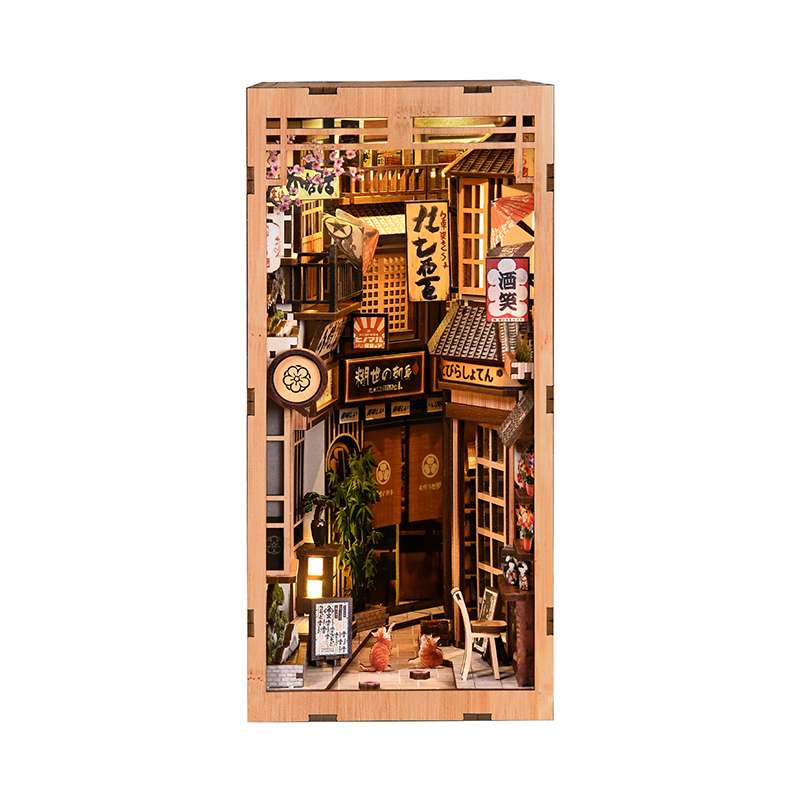 Cat Alley House Japanese DIY Book Nook Kit