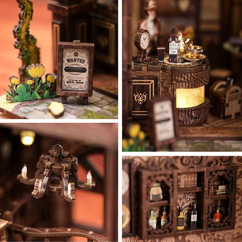 Serenity Coffee House DIY Miniature House Kit