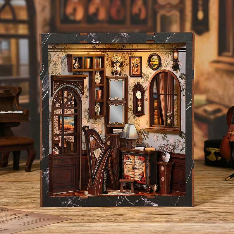 European Melody Room DIY Miniature House Kit