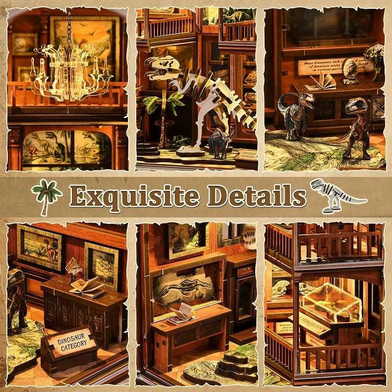 Fossil Museum Natural History DIY Book Nook Kit
