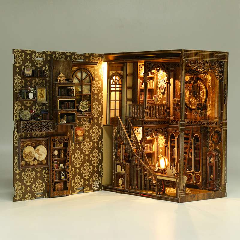 Antique Book Archive Library DIY Book Nook Kit