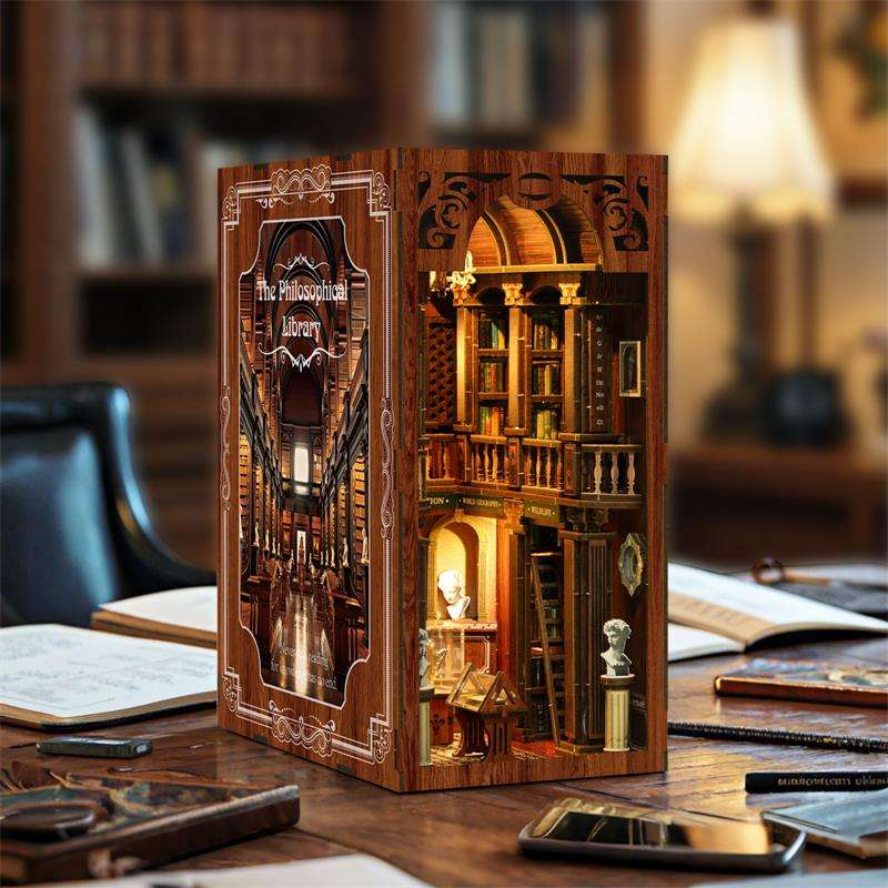 Philosopher's Study Vintage DIY Book Nook Kit