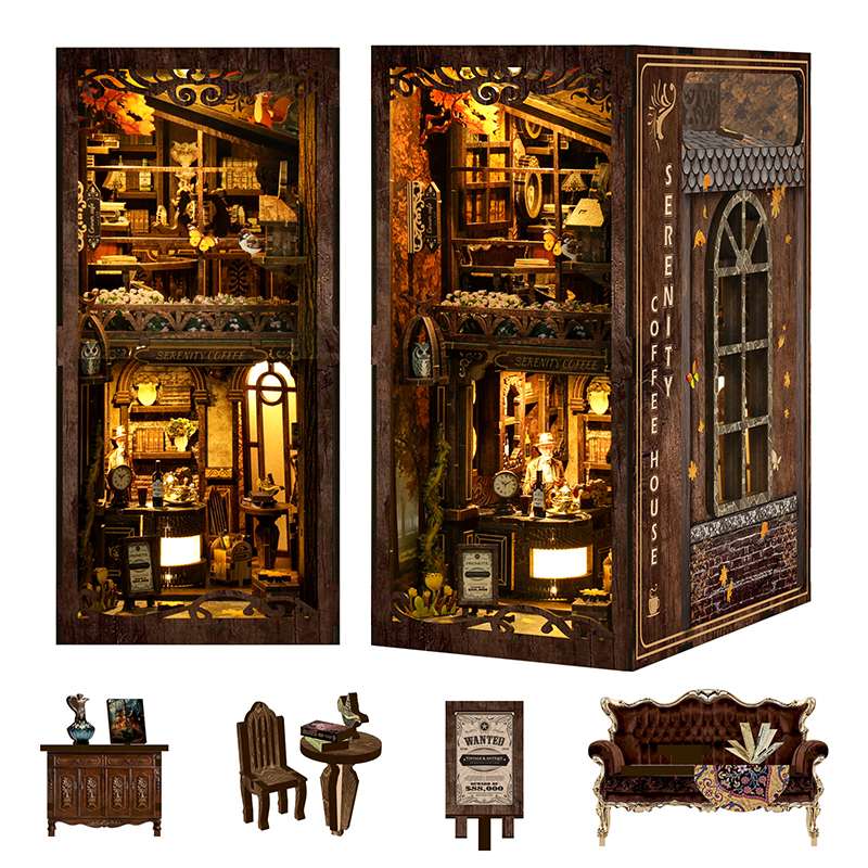 Serenity Coffee House DIY Miniature House Kit