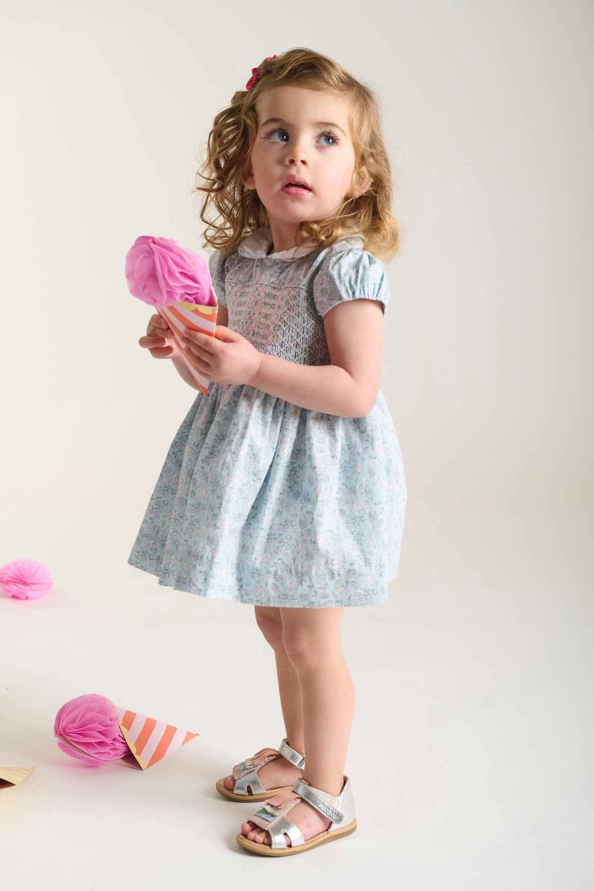 Hand-Smocked Baby Dress - Aderyn