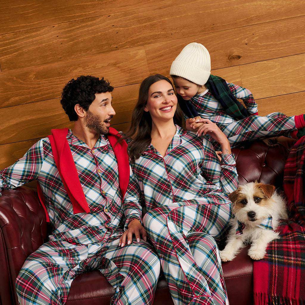 Portia Plaid Men's Luxe Pajama Pant Set