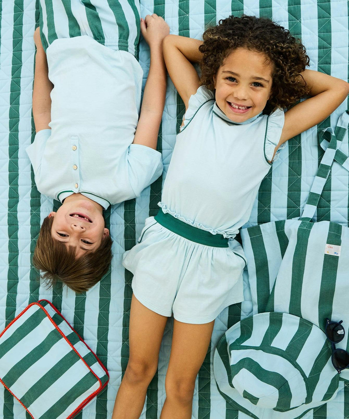 Play Quilt, Surf Stripe