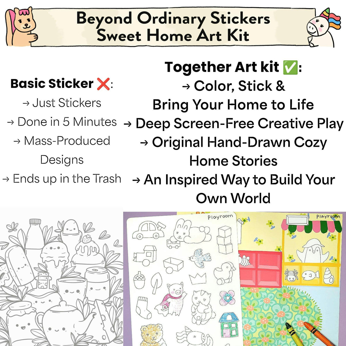 Sweet Home Storytelling Sticker Kit