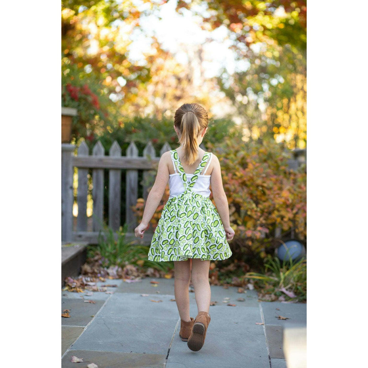 Pinafore Dress in Pickles