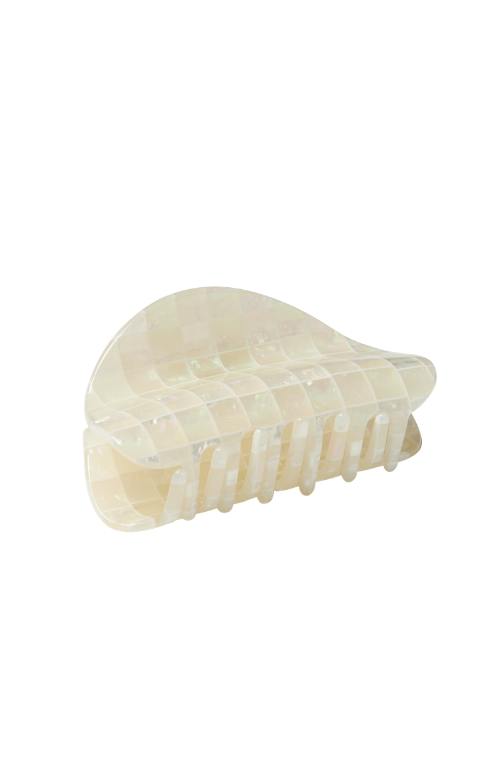 Crescent Claw in Opalite Shell Checker