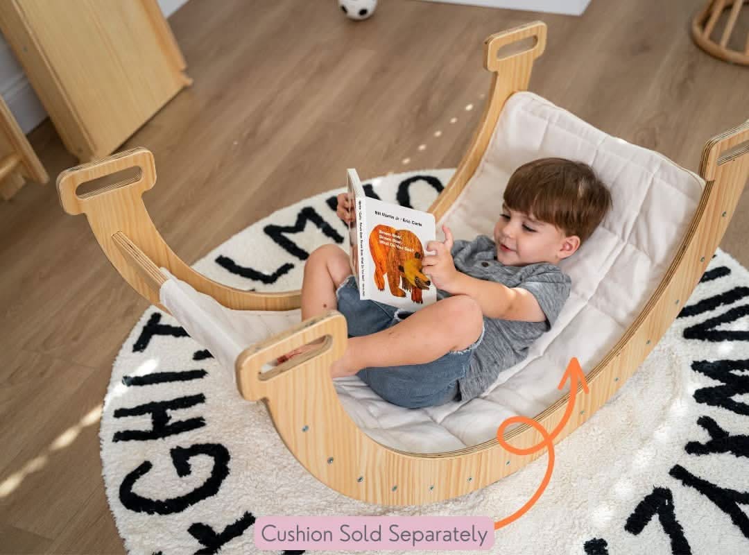 Hazel | Foldable Pikler Triangle Set with Slide, Ramp and Rocker