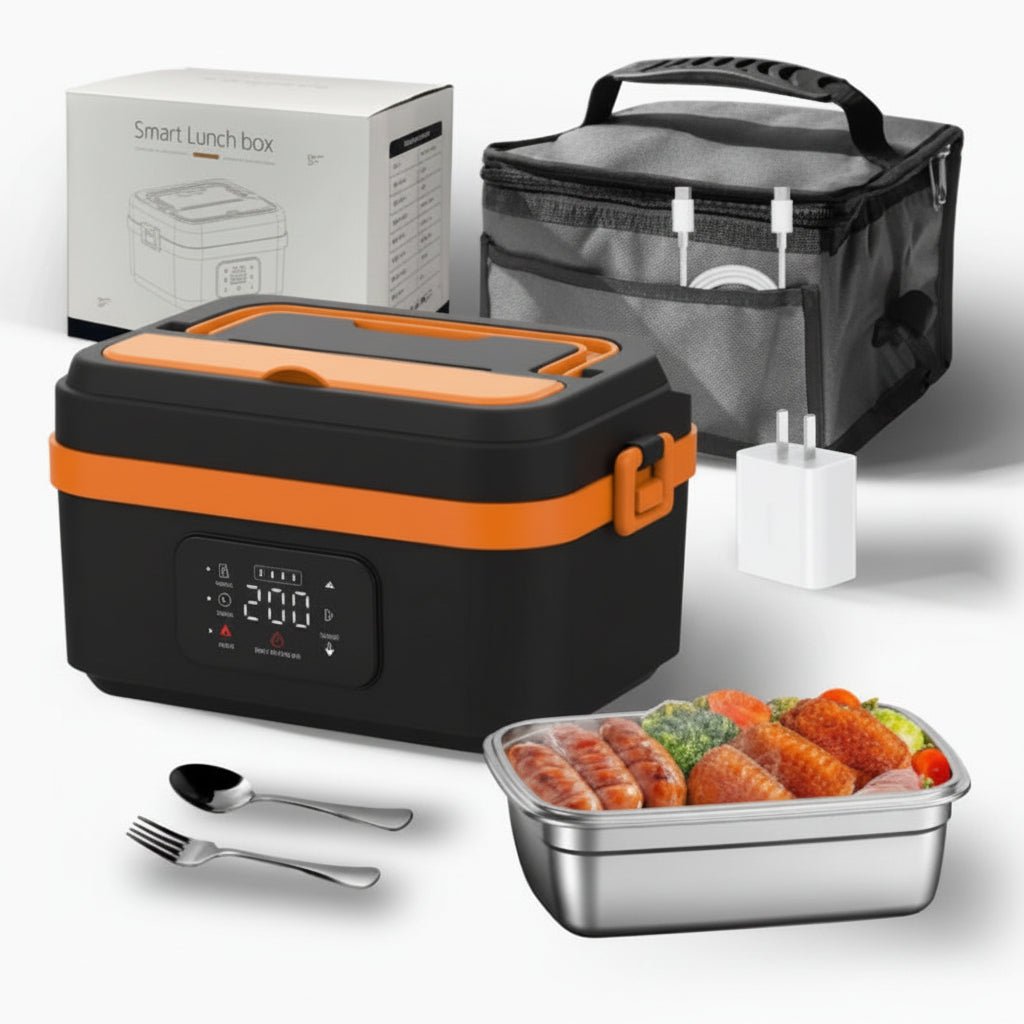 WORKWARM Self-Heating Lunch Box – Cordless 16000mAh Electric Food Warmer