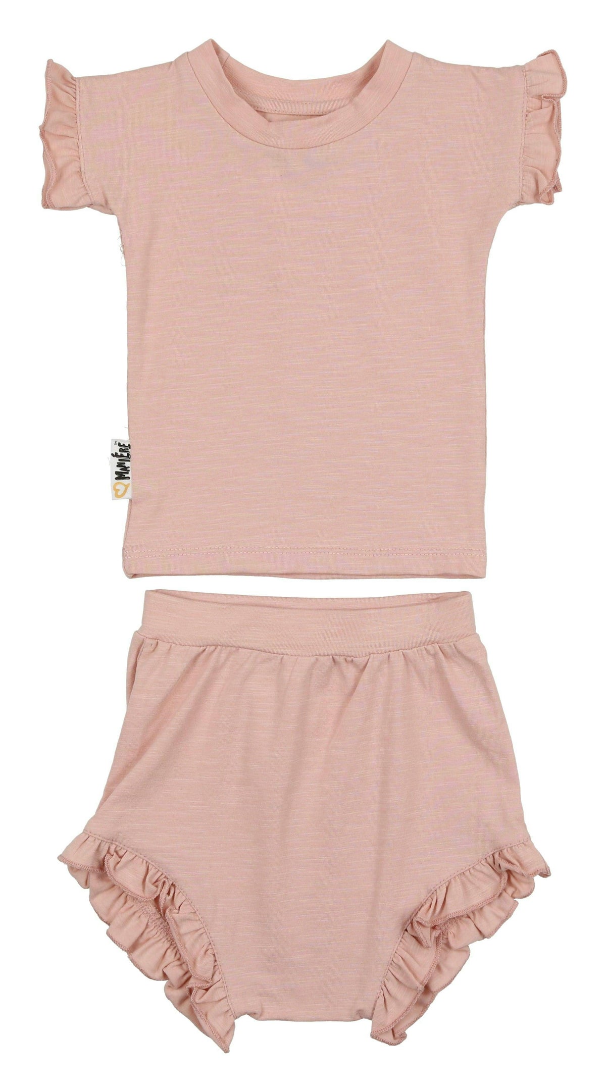 Frilled Sleeve Short Set