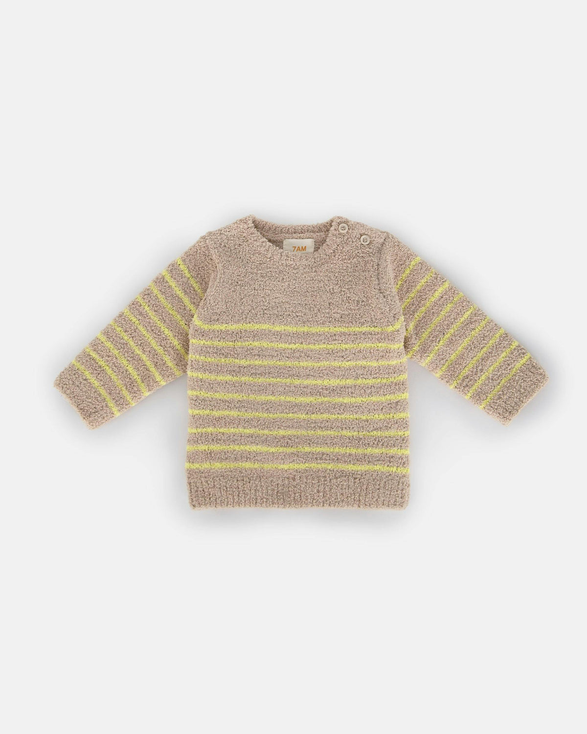 Long Sleeve Top Striped - Fuzzy