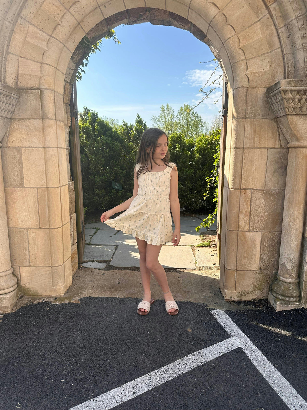 Floral Ruffle Dress