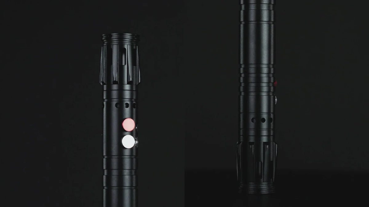 Darth Maul Inspired Double-Bladed Lightsaber – Chrome Hilt