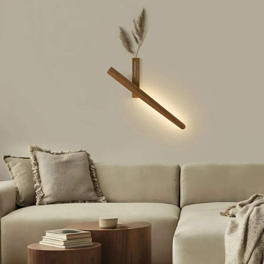 Wall Lights with Built‑In Vase & Adjustable Glow