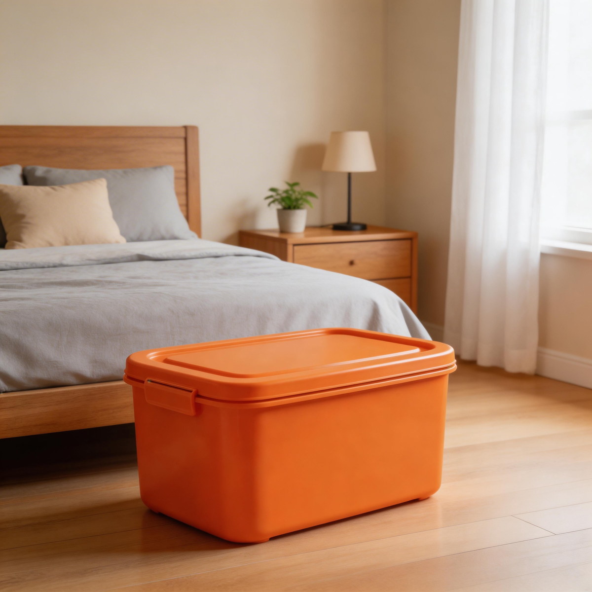 BOXAVERA – Orange Organizer Box for Modern Home Storage