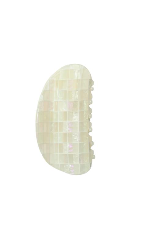 Crescent Claw in Opalite Shell Checker
