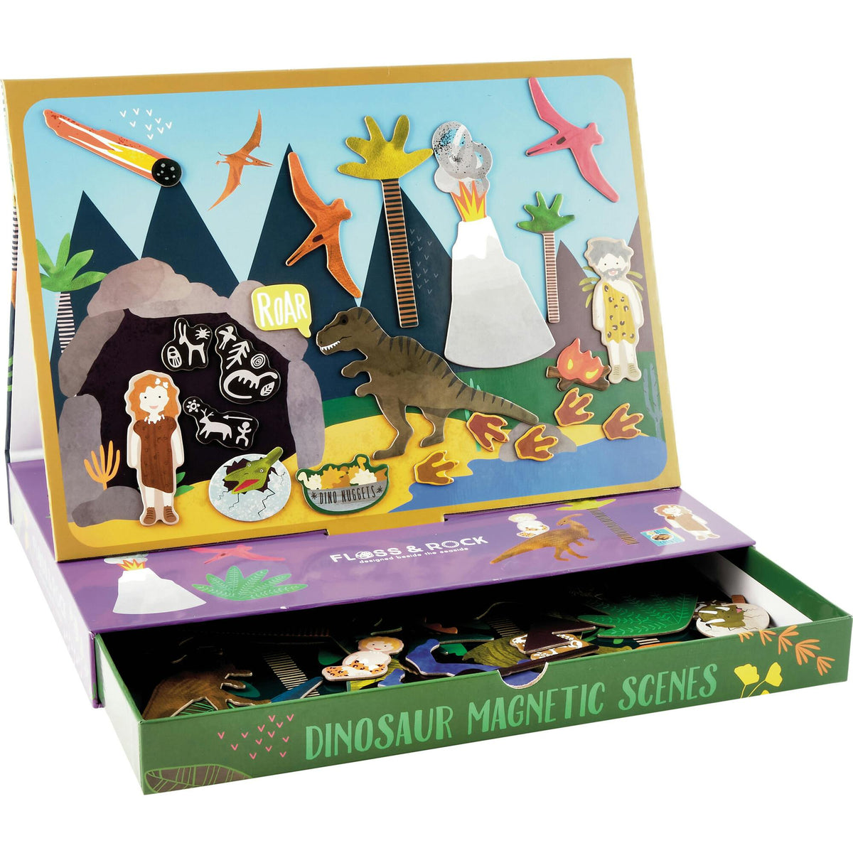 Dinosaur Magnetic Play Scene
